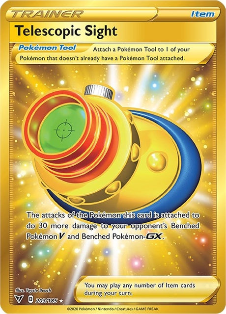 Image for Telescopic Sight (Secret) (203/185) (SWSH04: Vivid Voltage) - Pokemon