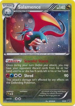 Image for Salamence - 8/20 (Cosmos Holo) (008/020) (Blister Exclusives) - Pokemon