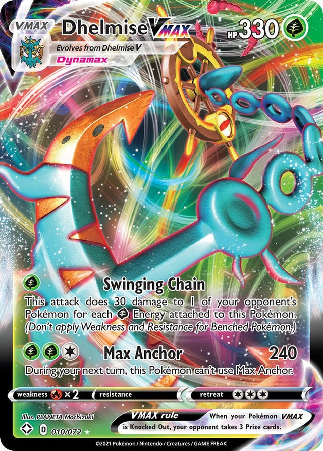 Image for Dhelmise VMAX (010/072) (Shining Fates) - Pokemon