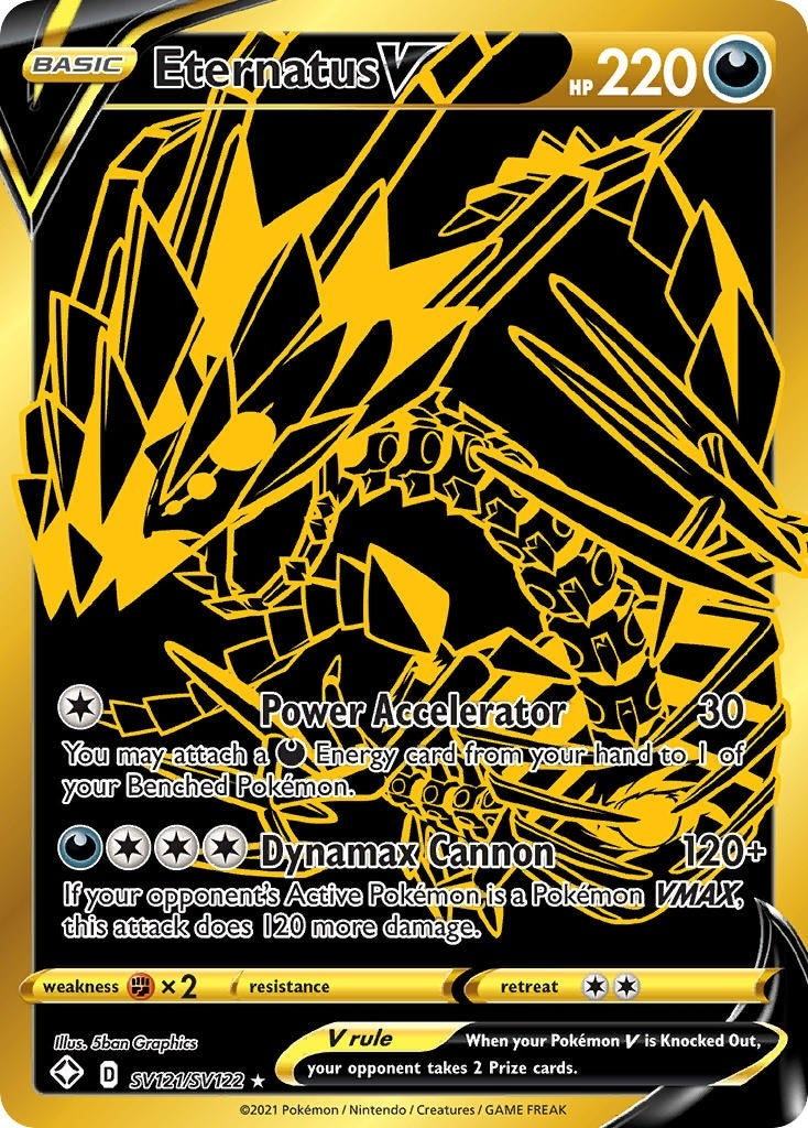 Image for Eternatus V (SV121/SV122) (Shining Fates: Shiny Vault) - Pokemon