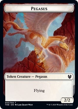Image for Pegasus // Wall Double-Sided Token (Challenger 2021) (3 // 14) (Unique and Miscellaneous Promos) (UMP) - Magic: The Gathering
