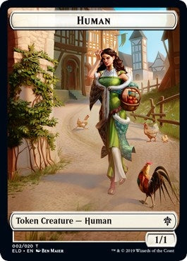 Image for Human // Insect Double-Sided Token (Challenger 2021) (2 // 7) (Unique and Miscellaneous Promos) (UMP) - Magic: The Gathering