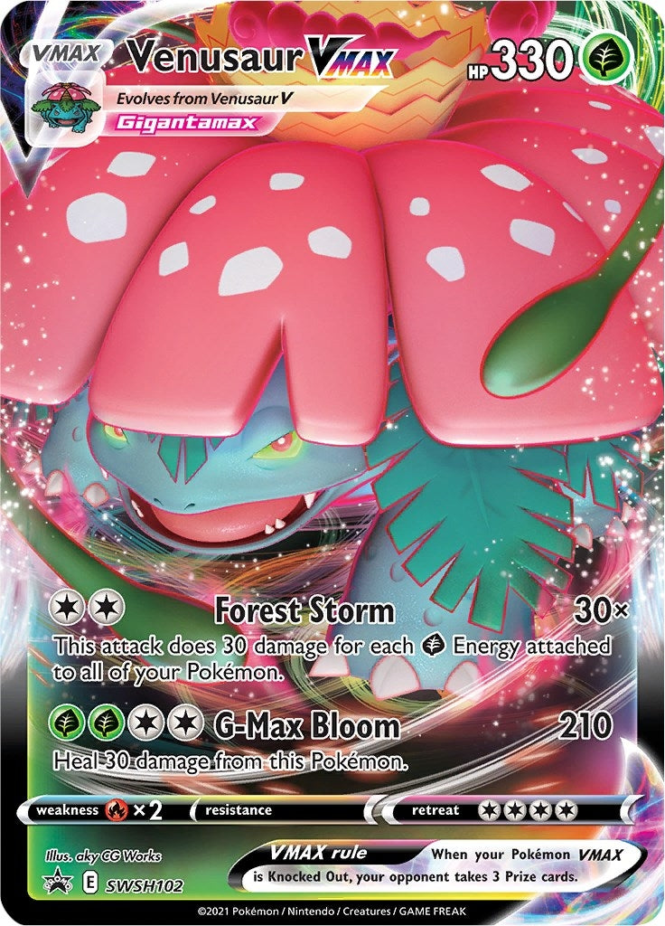 Image for Venusaur VMAX - SWSH102 (SWSH102) (SWSH: Sword & Shield Promo Cards) - Pokemon