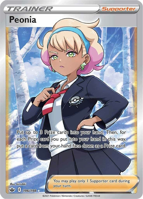 Image for Peonia (Full Art) (196/198) (SWSH06: Chilling Reign) - Pokemon