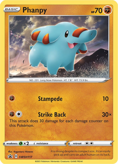 Image for Phanpy - SWSH117 (SWSH117) (SWSH: Sword & Shield Promo Cards) - Pokemon
