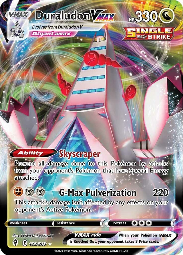 Image for Duraludon VMAX (123/203) (SWSH07: Evolving Skies) - Pokemon