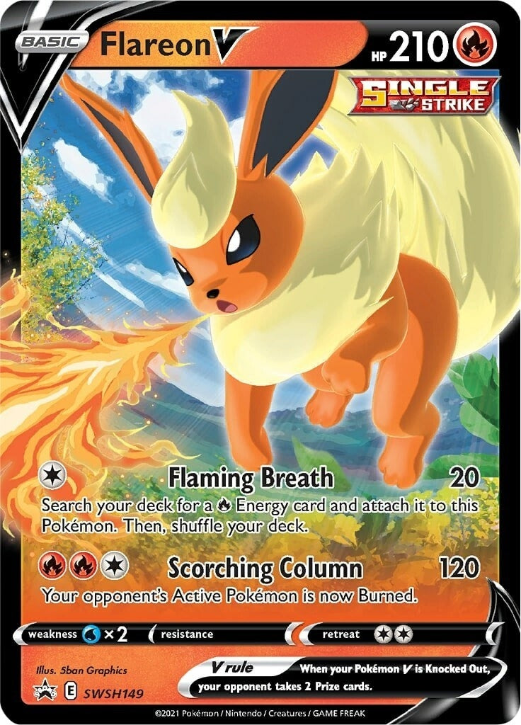 Image for Flareon V - SWSH149 (SWSH149) (SWSH: Sword & Shield Promo Cards) - Pokemon