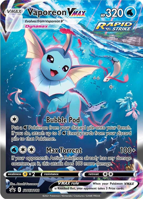 Image for Vaporeon VMAX - SWSH182 (SWSH182) (SWSH: Sword & Shield Promo Cards) - Pokemon