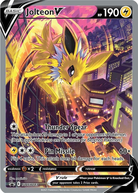 Image for Jolteon V - SWSH183 (SWSH183) (SWSH: Sword & Shield Promo Cards) - Pokemon