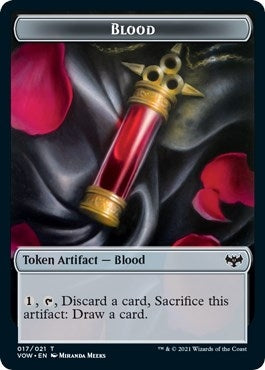 Image for Blood Double-Sided Token (Challenger 2022) (17) (Unique and Miscellaneous Promos) (UMP) - Magic: The Gathering