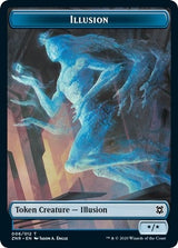 Image for Illusion (006) // Clue (016) Double-Sided Token (Challenger 2022) (6 // 16) (Unique and Miscellaneous Promos) (UMP) - Magic: The Gathering