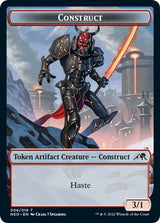 Image for Construct (006) // Blood (017) Double-Sided Token (Challenger 2022) (6 // 17) (Unique and Miscellaneous Promos) (UMP) - Magic: The Gathering