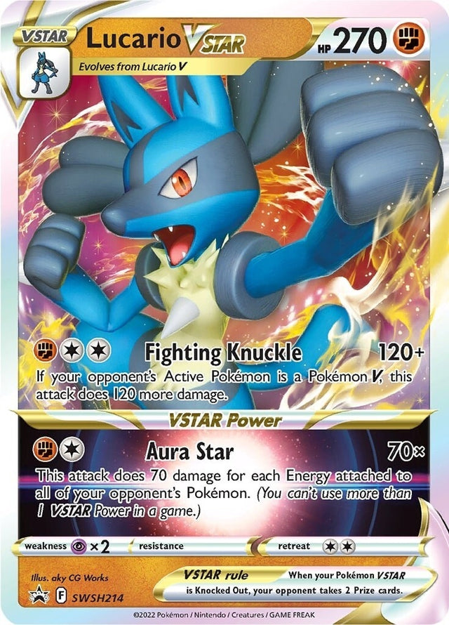 Image for Lucario VSTAR - SWSH214 (SWSH214) (SWSH: Sword & Shield Promo Cards) - Pokemon