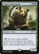 Image for Temur Sabertooth (1) (Foil) (Unique and Miscellaneous Promos) (UMP) - Magic: The Gathering