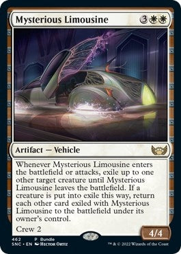 Image for Mysterious Limousine (SNC Bundle) (462) (Foil) (Unique and Miscellaneous Promos) (UMP) - Magic: The Gathering