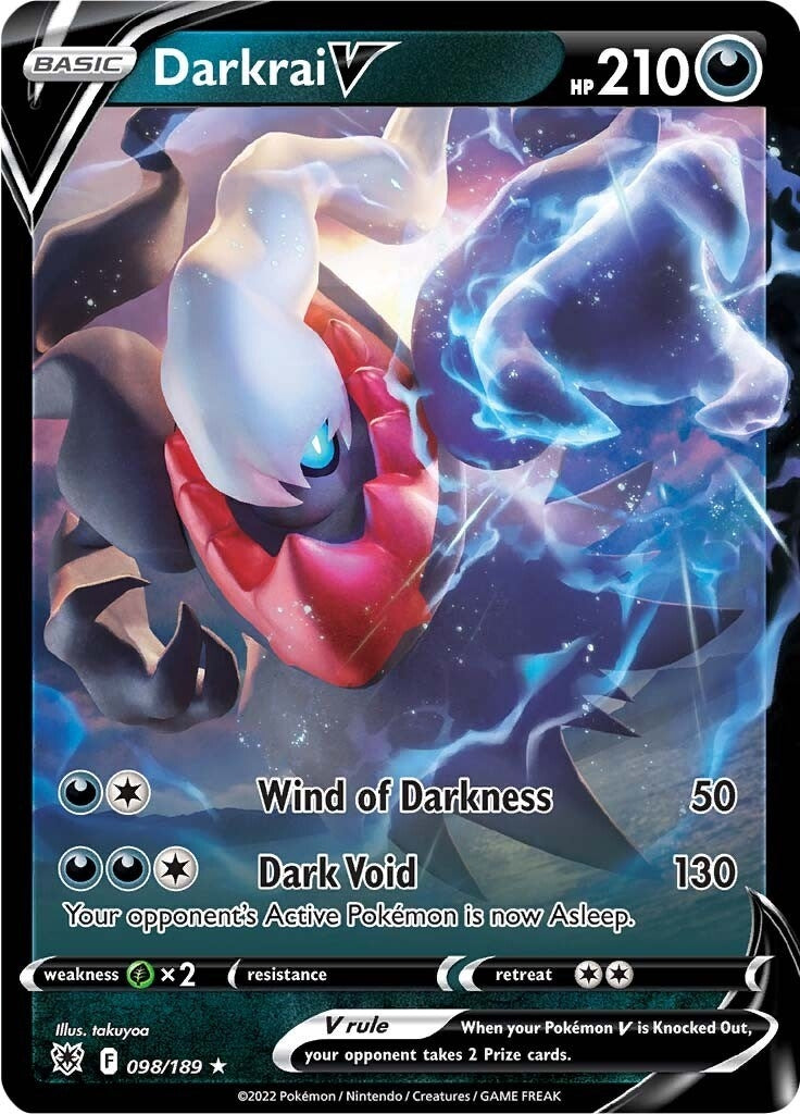 Image for Darkrai V (098/189) (SWSH10: Astral Radiance) - Pokemon