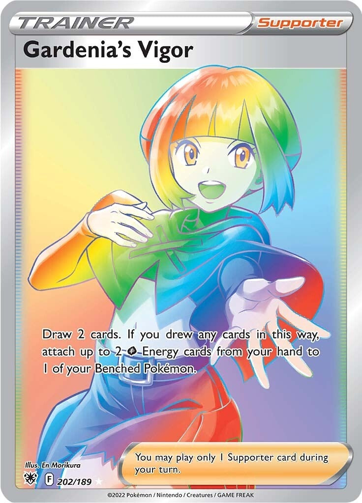 Image for Gardenia's Vigor (Secret) (202/189) (SWSH10) - Pokemon