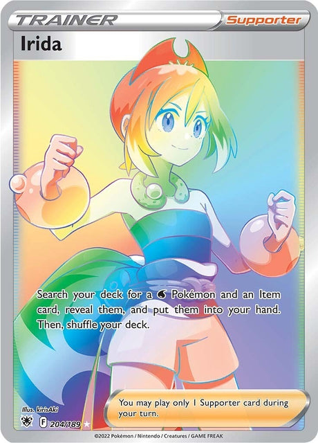 Image for Irida (Secret) (204/189) (SWSH10) - Pokemon
