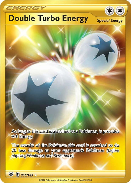 Image for Double Turbo Energy (Secret) (216/189) (SWSH10: Astral Radiance) - Pokemon