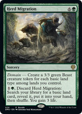 Image for Herd Migration (DMU Bundle) (429) (Foil) (Unique and Miscellaneous Promos) (UMP) - Magic: The Gathering