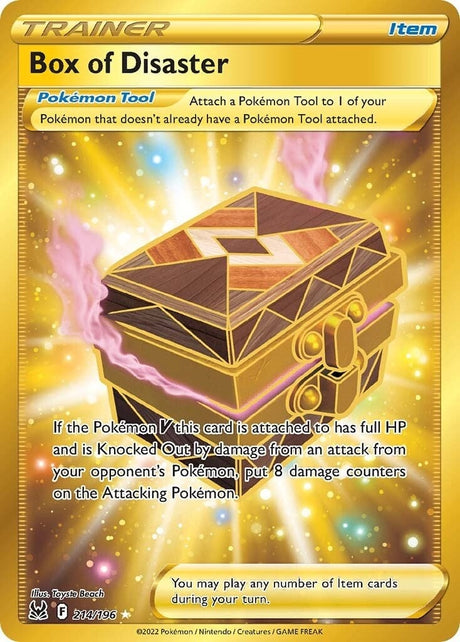 Image for Box of Disaster (Secret) (214/196) (SWSH11: Lost Origin) - Pokemon