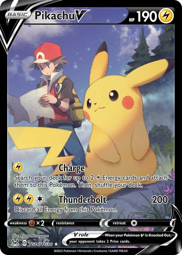 Image for Pikachu V (TG16/TG30) (SWSH11: Lost Origin Trainer Gallery) - Pokemon