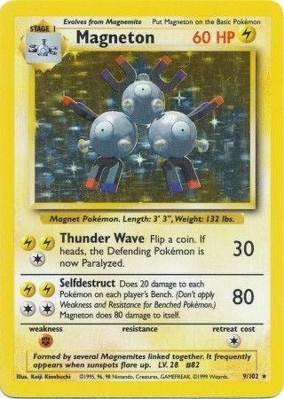 Image for Magneton (009/102) (Base Set) - Pokemon