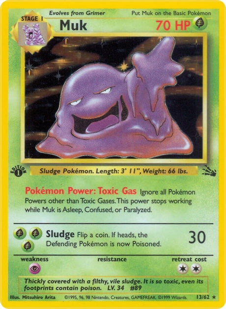 Image for Muk (13) (13/62) (Fossil) - Pokemon