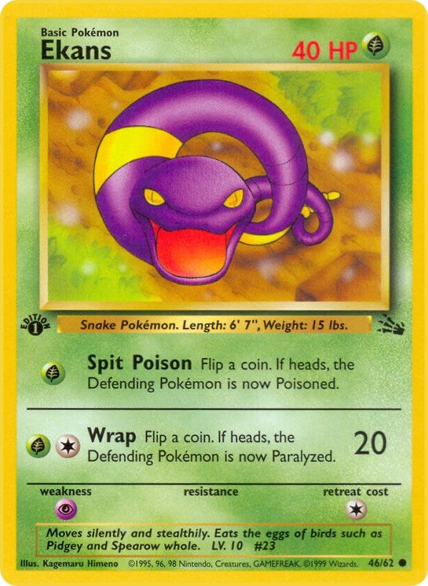 Image for Ekans (46/62) (Fossil) - Pokemon
