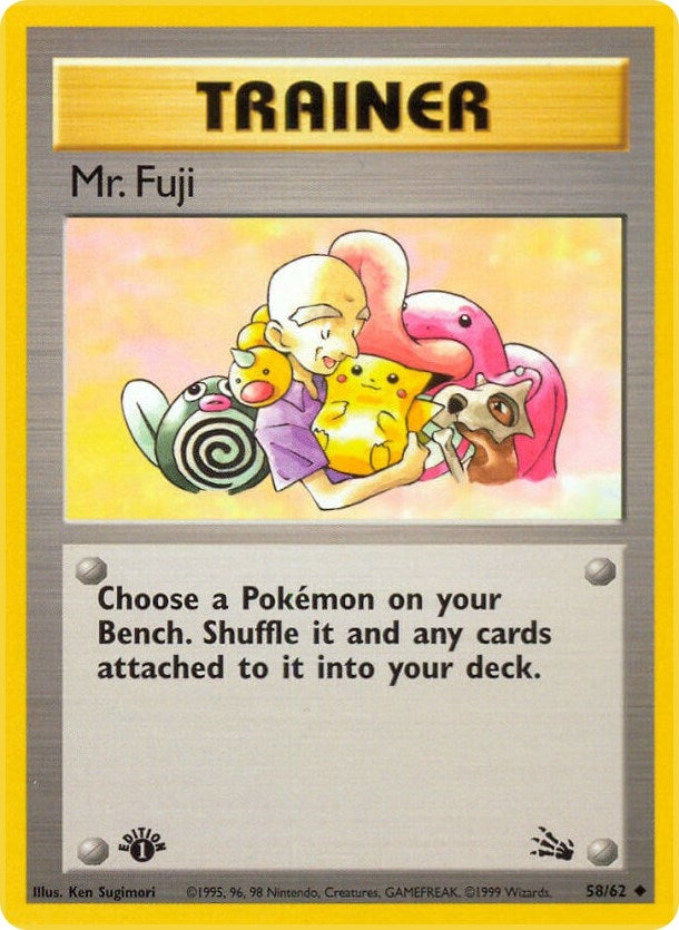 Image for Mr. Fuji (58/62) (Fossil) - Pokemon