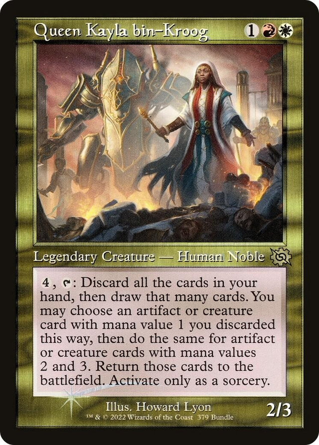 Image for Queen Kayla bin-Kroog (Retro Frame) (BRO Bundle) (379) (Foil) (Unique and Miscellaneous Promos) (UMP) - Magic: The Gathering