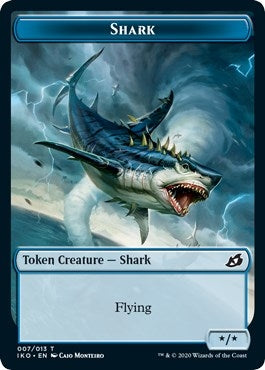 Image for Shark // Shark Double-Sided Token (Pioneer 2022) (7) (Unique and Miscellaneous Promos) (UMP) - Magic: The Gathering