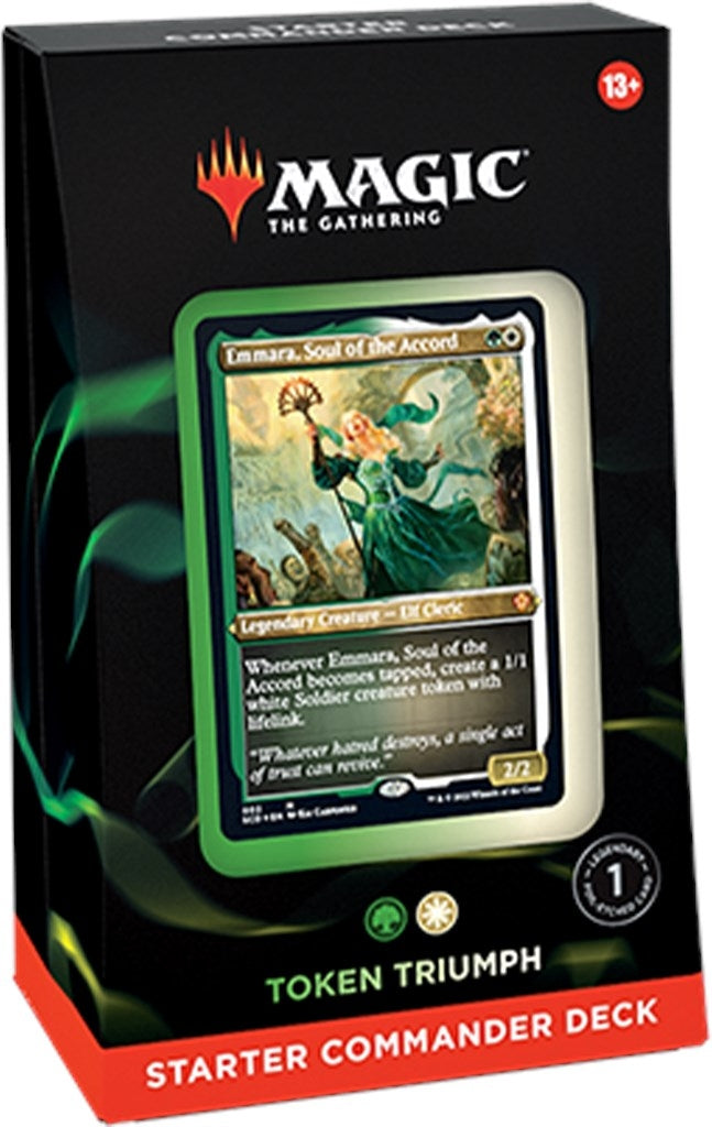 カード３点セット／トーキングトゥヘブンミディアムシップカード他 Starter Commander Deck - Token Triumph – Grandad's Cards