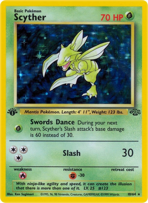Image for Scyther (10) (10/64) (Jungle) - Pokemon