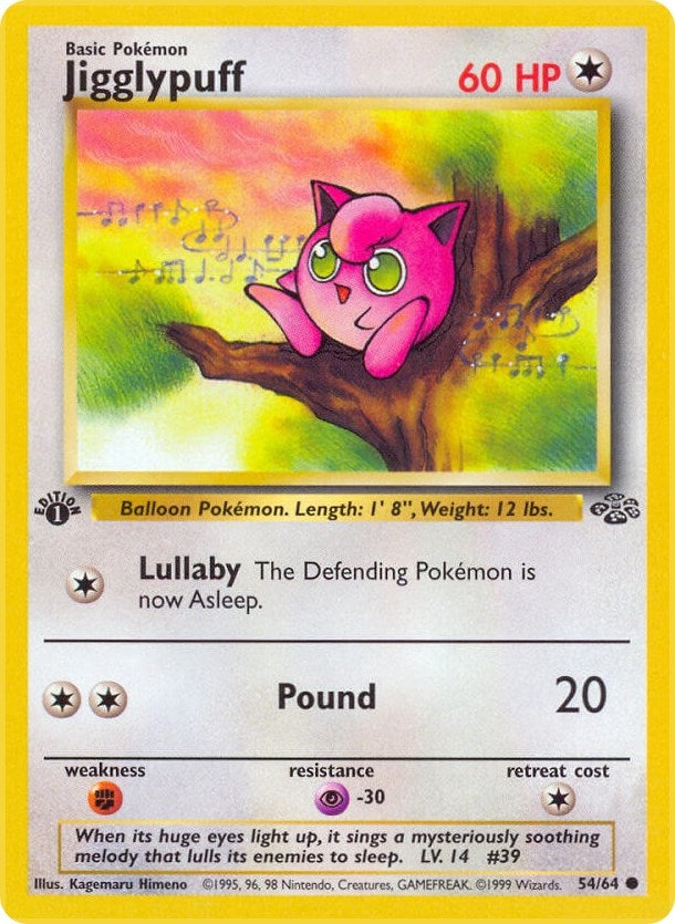 Image for Jigglypuff (54/64) (Jungle) - Pokemon