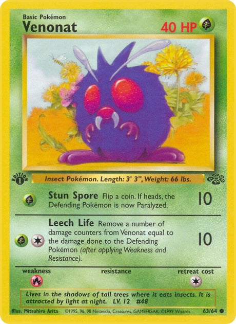 Image for Venonat (63/64) (Jungle) - Pokemon