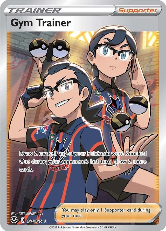 Image for Gym Trainer (Full Art) (191/195) (SWSH12: Silver Tempest) - Pokemon