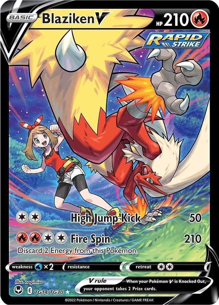 Image for Blaziken V (TG14/TG30) (SWSH12: Silver Tempest Trainer Gallery) - Pokemon