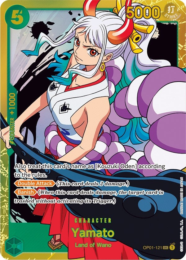 Image for Yamato (OP01-121) (Foil) (Romance Dawn) - One Piece Card Game