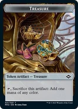Image for Treasure // Emblem - Daretti Double-sided Token (Secret Lair) (18 // 21) (Unique and Miscellaneous Promos) (UMP) - Magic: The Gathering