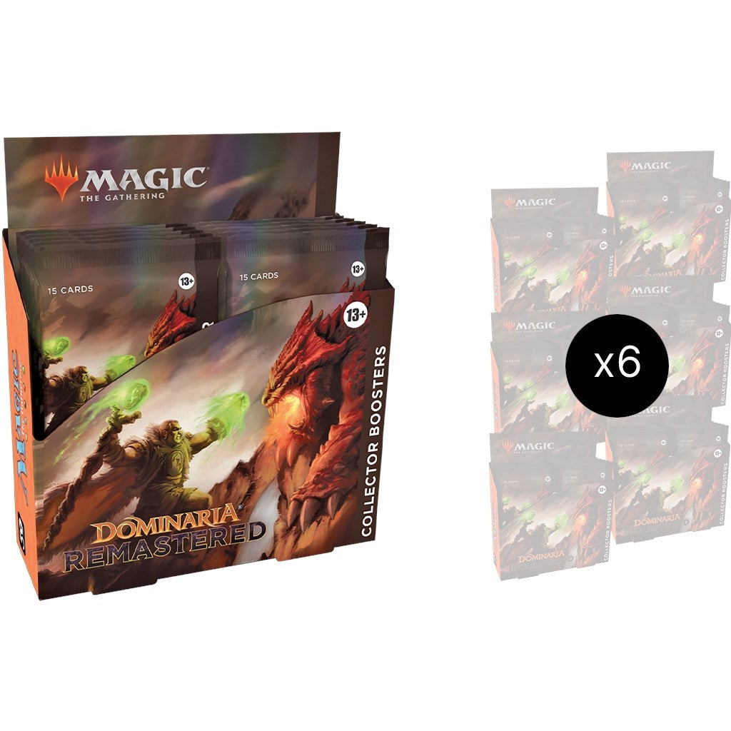 Image for Dominaria Remastered - Collector Booster Display Case - Magic: The Gathering