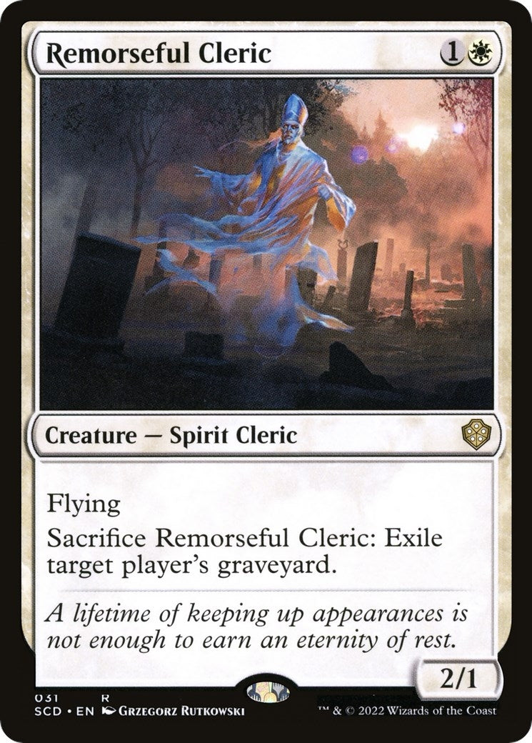 Image for Remorseful Cleric (31) (Starter Commander Decks) - Magic: The Gathering