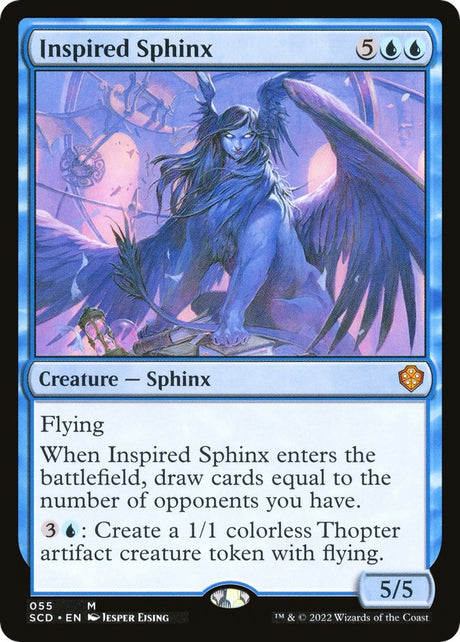 Image for Inspired Sphinx (55) (Starter Commander Decks) - Magic: The Gathering