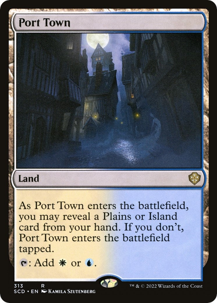 Image for Port Town (313) (Starter Commander Decks) - Magic: The Gathering