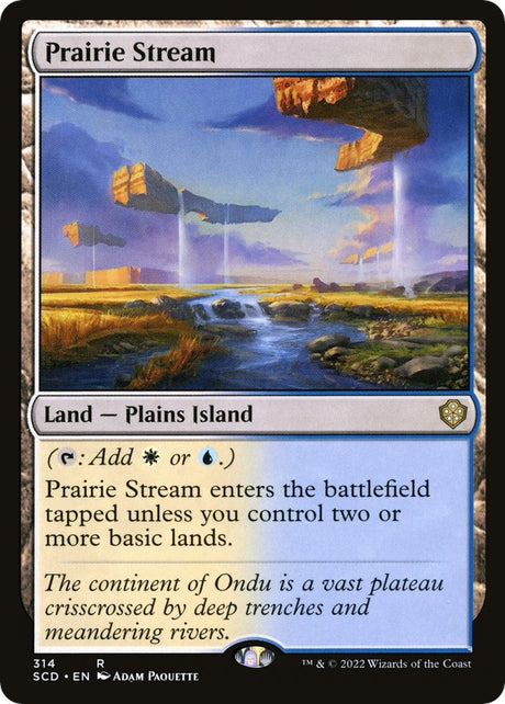 Image for Prairie Stream (314) (Starter Commander Decks) - Magic: The Gathering
