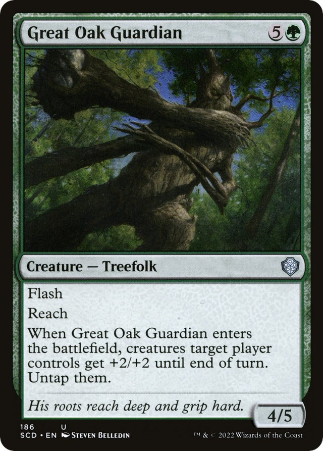 Image for Great Oak Guardian (186) (Starter Commander Decks) - Magic: The Gathering