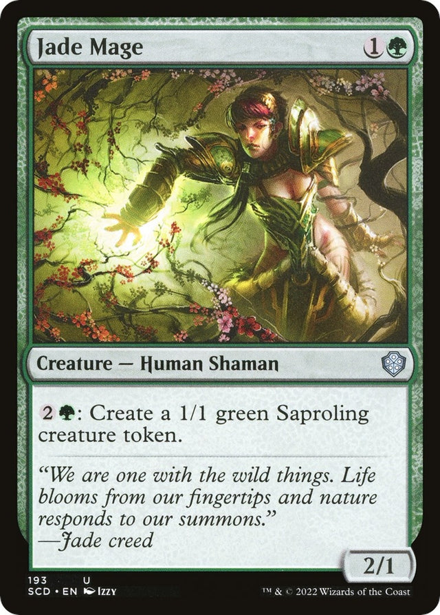 Image for Jade Mage (193) (Starter Commander Decks) - Magic: The Gathering