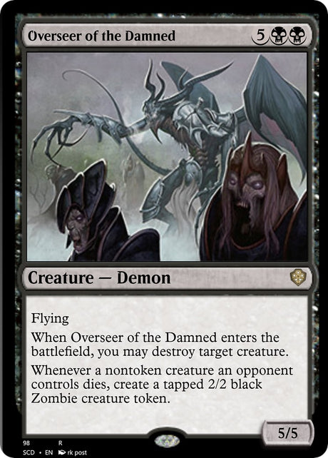 Image for Overseer of the Damned (98) (Starter Commander Decks) - Magic: The Gathering