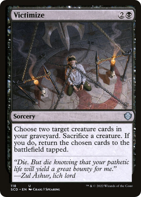 Image for Victimize (118) (Starter Commander Decks) - Magic: The Gathering