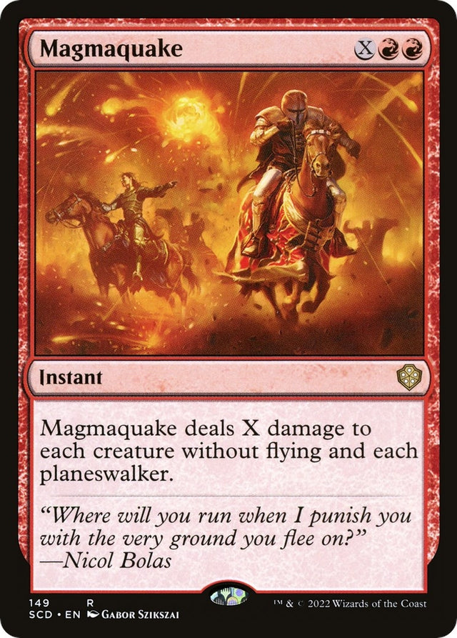 Image for Magmaquake (149) (Starter Commander Decks) - Magic: The Gathering